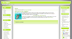 Desktop Screenshot of eargiggles.roneyzone.com